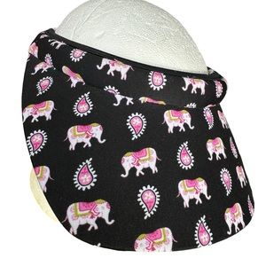 Vera Bradley ladies elephant print sunvisor hat